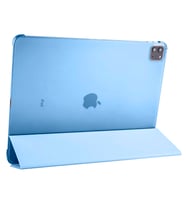 İpad Pro 12.9 2020 (4.Nesil) / İpad Pro 12.9 2021 (5.Nesil) / İpad Pro 12.9 2022 M2 Standlı Tablet Kılıf Smart Cover (Mavi)