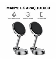 Yüksek Kaliteli Taşınabilir Metal Manyetik Araç Montaj Araç Telefonu Tutucu