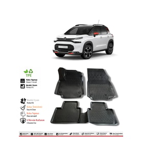 Citroen C3 Aircross 2017 Model 4D Havuzlu Paspas