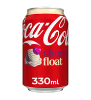 Coca Cola Cherry Float - Kiraz ve Vanilya Aromalı Gazlı İçecek 330 ml