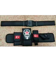 ÖZEL GÜVENLİK TESİSAT BEL KILIFI(+)ÖZEL GÜVENLİK ROZETLİ CÜZDANI(+)ÖZEL GÜVENLİK PALASKASI (3-AD) URUN,SATINAL,SIVILE SATILMAZ.