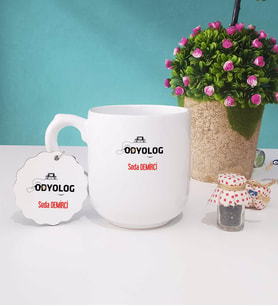 Odyolog Kupa Bardak Oval ve Anahtarlık