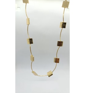 Gold Cubes – Altın Küpler Kolye