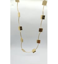 Gold Cubes – Altın Küpler Kolye