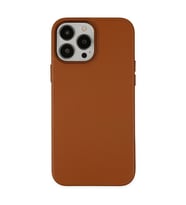 Apple İphone 13 Pro Kılıf Asya Deri Silikon - Kahverengi