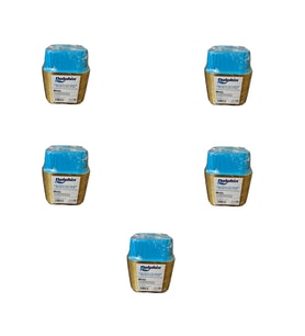Dolphin Muffin Kare Kağıt Mavi Altın Cupcake Kek Kalıbı Kapsülü Kabı - 25 Adetlik 5 Paket