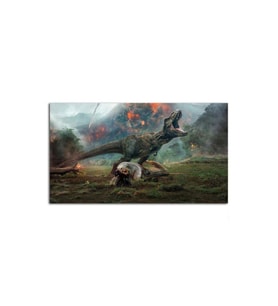 The Jurassic Park Illustration Tablo - 106913 - 60x80 Cm