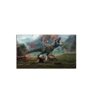 The Jurassic Park Illustration Tablo - 106913 - 60x80 Cm