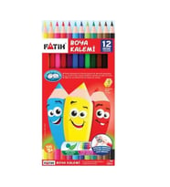 FATİH 12 RENK KURU BOYA KALEMİ