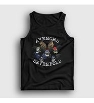 Presmono Unisex Siyah Skulls Avenged Sevenfold Atlet 293787tt