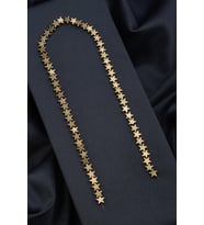 Hematit Taşı Yıldız Kesim Parlak Antik Sarı 8mm Doğal Taş Dizi