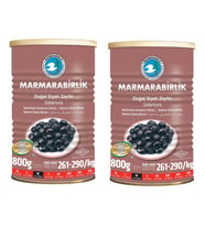 Marmarabirlik Doğal Salamura Zeytin 800 gr Teneke M Boy 261-290 x 2 Adet