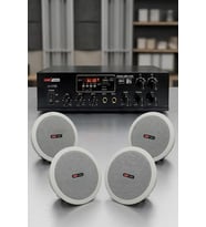 Lastvoice Middle Paket-1 Tavan Hoparlörü ve Anfi Ses Sistemi (ANFİ + 4 HOPARLÖR)