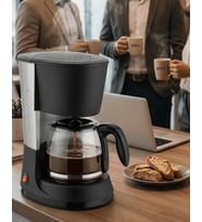 Ev ve Ofis İçin Filtre Kahve Makinesi 12 Fincan Kapasiteli Kahve Makinesi