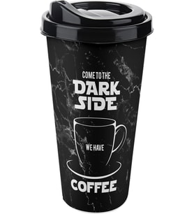 Kullan At Market Büyük Boy Kapaklı Kahve Bardağı 650ml-22oz 1 Adet