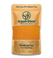 Organik Bitkim Zerdeçal Toz (Öğütülmüş) 250 gr