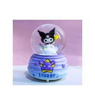Mega Boy Kuromi Kar Küresi Oto Kar Püskürtmeli Işıklı Müzikli Küre