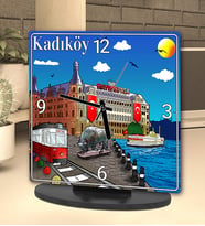 Kadıköy Tasarımlı Masa Saati
