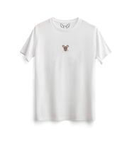  Animal Fare Dijital Baskılı Çocuk Beyaz Tshirt