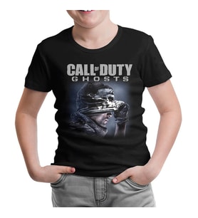 Call of Duty - Ghosts Siyah Çocuk Tshirt