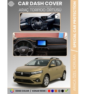 DACIA SANDERO (2021+) EKRANLI MODEL Torpido Örtüsü Torpido Koruma Çatlamayı Engeller Tam Uyum