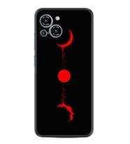 Reeder S23 Max Pro Kılıf Silikon Desen Özel Seri Red Moon 1710