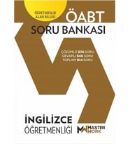 Öabt İngilizce Öğretmenliği Soru Bankası Masterwork
