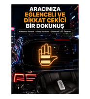 Mey İthalat® Uzaktan Kumandalı Çok Fonksiyonlu Araç Led Işığı