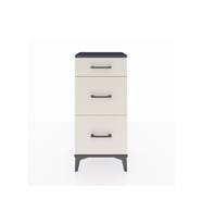 Arges Komodin 3 Çekmeceli 44x30x96 Antrasit-Aytaşı
