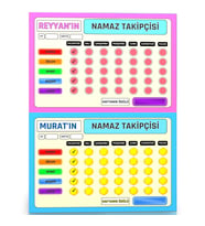 Namaz Takipçisi İkili (2 Namaz Çizelgesi)