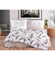Mulvxurg  Urg02  Çift Kişilik Poplin Nevresim Taş (Mulvix)
