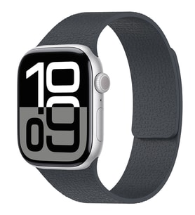 Apple Watch 10 46mm Uyumlu Zore KRD-136 Kabartma Desenli Silikon Kordon