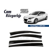 Cam Rüzgarlığı Renault Megane 2009-2016 Mügen Tip Piano Black