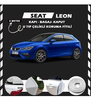 Seat Leon Oto Araç Kapı Koruma Fitili 5metre Parlak Beyaz Renk
