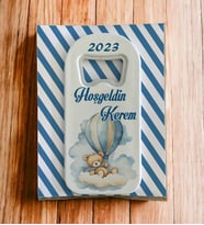 Yenidoğan Bebek Hediyesi Uzun Açacak Magnet Baby Shower Hediyesi 30 adet 020