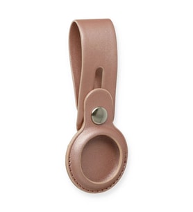 Airtag Askılı Deri Kılıf - Rose Gold