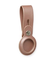 Airtag Askılı Deri Kılıf - Rose Gold