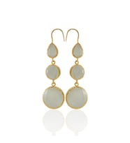 Kadir Jewellery 22 Ayar Altın Kaplama Kadın Sallantılı Küpe -El İşçiliği Ve Hipoalerjenik Küpe