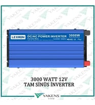 3000 Watt 12V Tam Sinüs İnverter Lexron