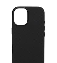 Carbon Weave Magsafe iPhone 17 Saf Karbon Siyah