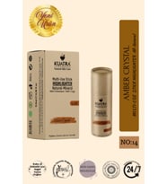 Kuatra Amber Crystal – Doğal Bakır Işıltı Highlighter Stick  Nemlendirici & Antioksidan