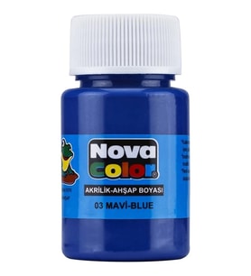 NOVA COLOR MAVİ 30 CC ŞİŞE AKRİLİK BOYA