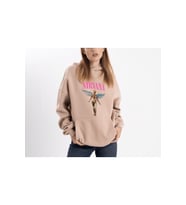 Unisex Oversize Nirvana Kapüşonlu Sweatshirt