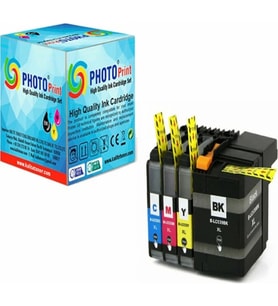 Photo Print® Premium Brother MFC J3720 569xl-565xl Uyumlu 4 Renk Muadil Kartuş Seti (Çok Renkli)