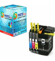 Photo Print® Premium Brother MFC J3720 569xl-565xl Uyumlu 4 Renk Muadil Kartuş Seti (Çok Renkli)