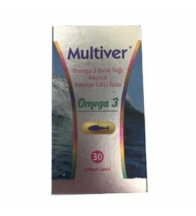 Multiver Omega 3 30 Kapsül