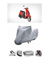 Asya Scooturk-100  Gri Motosiklet Brandası ARKA ÇANTA UYUMLU DEĞİLDİR