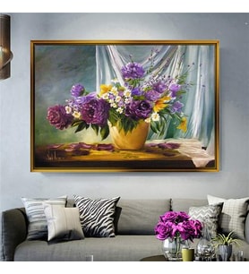 Altın Çerçeveli dekoratif tablo l1798 (Gold)