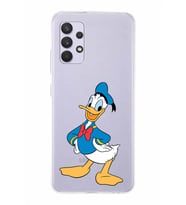 Samsung Galaxy A32  Kapak Donald Duck Tasarımlı Şeffaf Silikon Kılıf