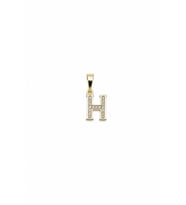 Zirkon Taşlı Gold Renk H Harfi Xuping Kolye Ucu